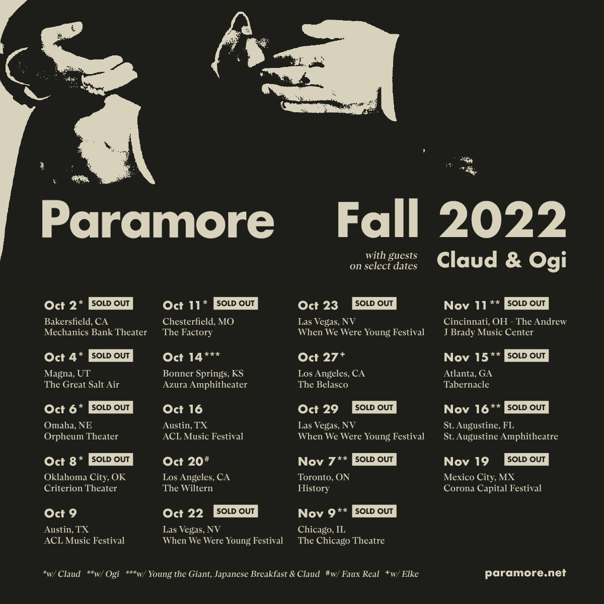 New Tour Dates »