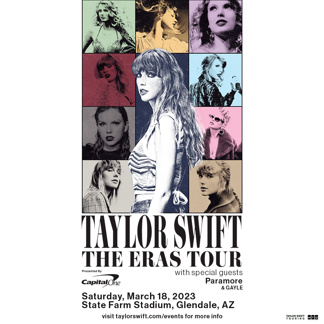 Paramore as support for Taylor Swift